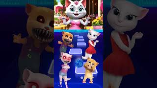 Pink Fong Exe VS Talking Tom VS Vlad and Niki Coffin Dance Tiles Hop viral song trending shorts [upl. by Radie]