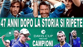 47 ANNI DOPO LA STORIA SI RIPETE DAVISCUP CAMPIONI [upl. by Oninrutas53]