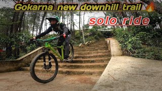 Gokarna mtb new downhill trail🔥  solo cycling 🚲 ride  kapinvlogs [upl. by Blessington171]