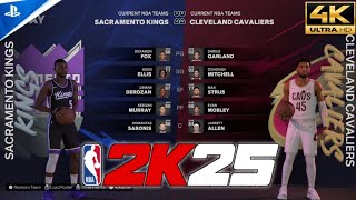 SAC KINGS vs CLE CAVALIERS full game nba 2k25 Oct 11 [upl. by Hgielrac]