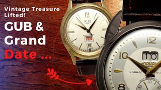 Mesmerizing Vintage Watches GUB 661 amp Cornavin Datocor Grand Date Watch Review [upl. by Carrie676]