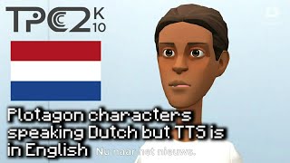 Plotagon characters speaking Dutch but TTS is in English [upl. by Boggers560]