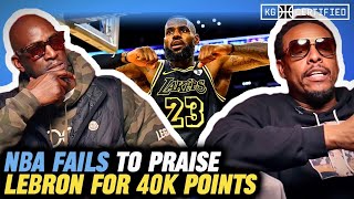 KGs Verdict NBA Failed LeBrons 40000Point Moment [upl. by Aisel15]