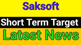 Saksoft share  saksoft share analysis  saksoft share latest news  saksoft share news [upl. by Sylirama228]