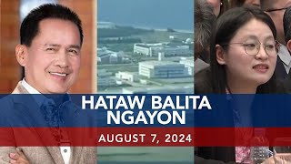 UNTV Hataw Balita Ngayon  August 7 2024 [upl. by Ayirp728]