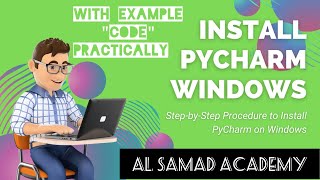 How to Install Pycharm Install for python Python CodeStepbystep guide python code [upl. by Nailuj747]