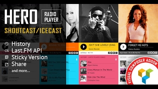 How to use the Shoutcast and Icecast Radio Player With History VC Addon [upl. by Guntar93]