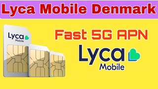 Lyca mobile 5G internet Settings  lyca mobile apn Settings [upl. by Bohun474]