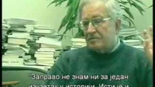 Noam Chomsky on SerbiaKosovo Genocide NATO aggression Pt 1 of 4 [upl. by Nelhsa409]