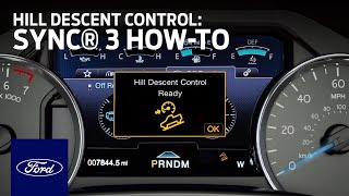 Hill Descent Control™  Ford HowTo  Ford [upl. by Nahtnamas]