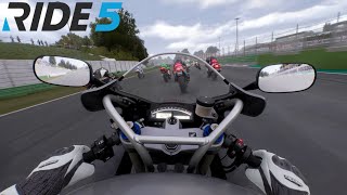 Ride 5  HONDA VTR1000 SP2 2006  Vallelunga International Circuit Race replay [upl. by Errised]