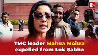 TMC leader Mahua Moitra expelled from Lok Sabha [upl. by Breskin]