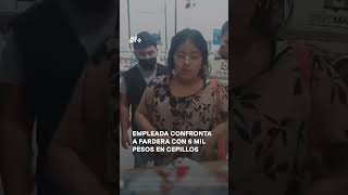 Empleada confronta a fardera con 6 mil pesos en cepillos nmas shorts buenfin [upl. by Edgell]