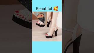 Beautiful heel sandals ✨👌😎 new idea 💡 heel 👠shorts fashion design explore heels trending [upl. by Siuoleoj258]