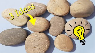 3 COOL Crafts made from Rocks amp Stones  CraftStack [upl. by Whitaker189]