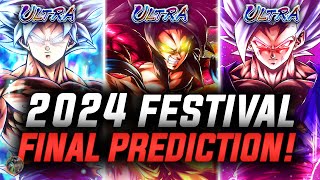 FINAL LEGENDS FESTIVAL 2024 PREDICTIONS Dragon Ball Legends [upl. by Maggs]