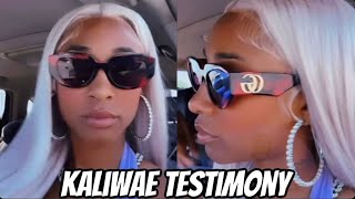 Blueface Sister Kaliwae Gives Her Testimony amp Speaks on Her New Modeling Contract [upl. by Nosnibor]