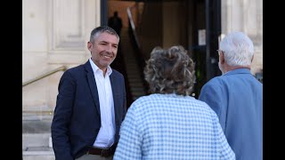 Visite de lhôtel de ville de SaintOuen [upl. by Oivat]