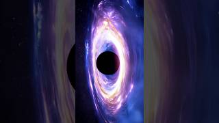 A supermassive black hole with an accretion disk pulling in matter from deep space  Black hole [upl. by Marentic]