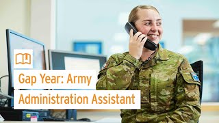 Army Gap Year Administration Assistant Hannah [upl. by Anilasor49]