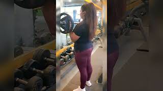 Barbell Curls barbellcurls gymgirl bicepsworkout gym gymenthusiast gymmotivation gymrat [upl. by Jacobine157]