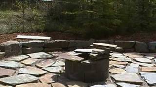 How To Lay a Flagstone Patio Part 2of2MP4 [upl. by Alicirp752]