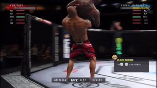 UFC 4 Online  Manhandling amp out striking the Stylebender with Yoel Romero [upl. by Ahseined19]