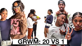 GRWM for a 20 VS 1 with EKANE LAHMIKE DESHAE SHAMAR [upl. by Biancha816]