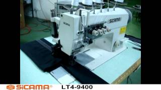 SICAMALT4 9400 Four Needle Lockstitch Sewing Machine [upl. by Haldis]