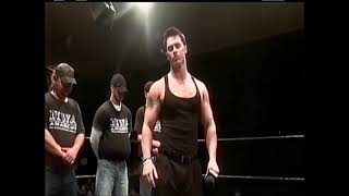 Truitt Fields in ring interview with John Johnson amp security then Ace Rockwell NWA Anarchy 5 1510 [upl. by Aeki]