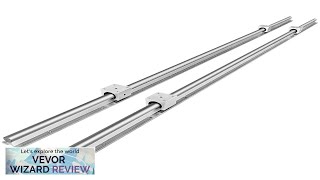 VEVOR Linear Rail SBR201800mm 2 Linear Slide Guide with 4 SBR20UU Bearing Review [upl. by Rudy166]