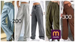 Meesho jeans and trouser in very affordable price 🛍️ [upl. by Oaks]