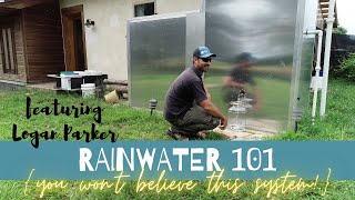 DIY Home Water Filtration System Rainwater Harvesting with a Biological Sand Filter and Maintenance [upl. by Karlise973]