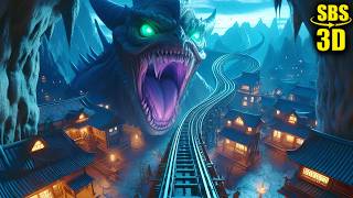 3D Horror  Roller Coaster  VR Vídeo 3D SBS Google Cardboard • VR Box [upl. by Braun151]