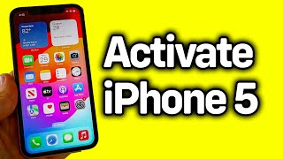 UPDATED 2024 How To Activate New iPhone 5 [upl. by Jodie]