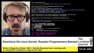 Sanctions Hit Linux Kernel Russian Programmers Banned [upl. by Portia]