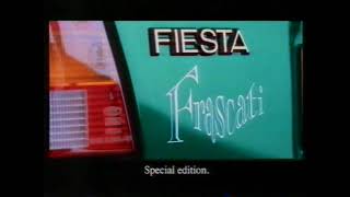 Ford Fiesta Mk3 Frascati car advert  Broadcast 13th August 1995 UK [upl. by Schmidt]