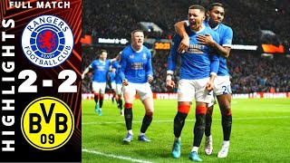 Rangers vs Borussia Dortmund 22  Extended Highlights All Goals  Uefa Europa League  Feb 24 2022 [upl. by Tilda94]