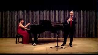 J Brahms Hungarian Dance No 5 Ungarischer Tanz Nr 5 Clarinet and Piano Klarinette und Klavier [upl. by Deacon]