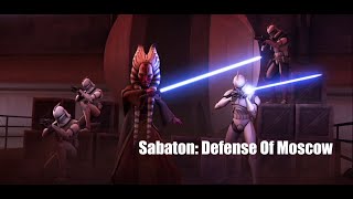 Star Wars The Clone Wars  Kamino Sabaton Defense Of Moscow [upl. by Yruama]