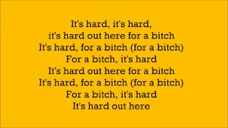 Hard Out Here  Lily Allen  Lyric Video [upl. by Sheeree]