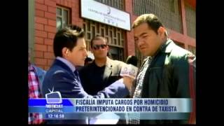 Fiscalía imputa cargos por homicidio preterintencionado en contra de taxista [upl. by Elayor]