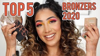 TOP 5 BRONZERS 2020 FOR SOUTH ASIANBROWNWARM SKIN  AnchalMUA [upl. by Opalina]