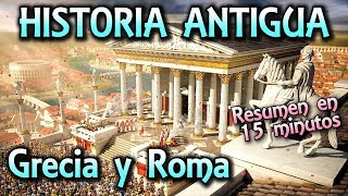 Resumen HISTORIA ANTIGUA  Grecia y Roma Documental [upl. by Eenoj]