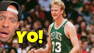 Jordan Fan REACTS to Larry Bird ULTIMATE Mixtape I forgot he was that NICE larrybird [upl. by Derinna]