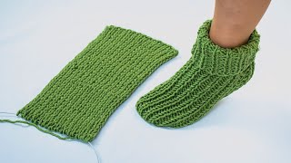 The simplest knitted socks for beginners [upl. by Martinson]