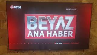 beyaz tv ana haber kapanis jenerigi akilli on isaretler jenerigi sponsorluk ornegi 24042024 [upl. by Aihsiek]