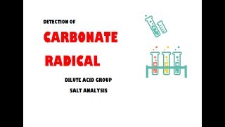 CARBONATE RADICAL  DILUTE ACID GROUP  SALT ANALYSIS  ALL PUNJAB BOARD PRACTICALS [upl. by O'Doneven]