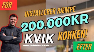 Køkken renovering  Start til færdig  Flipper hus for 1000000kr i profit projekt 1 ep 9 [upl. by Beare]