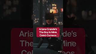 All the Celeb Cameos in Ariana Grandes The Boy Is Mine Music Video [upl. by Nirb]